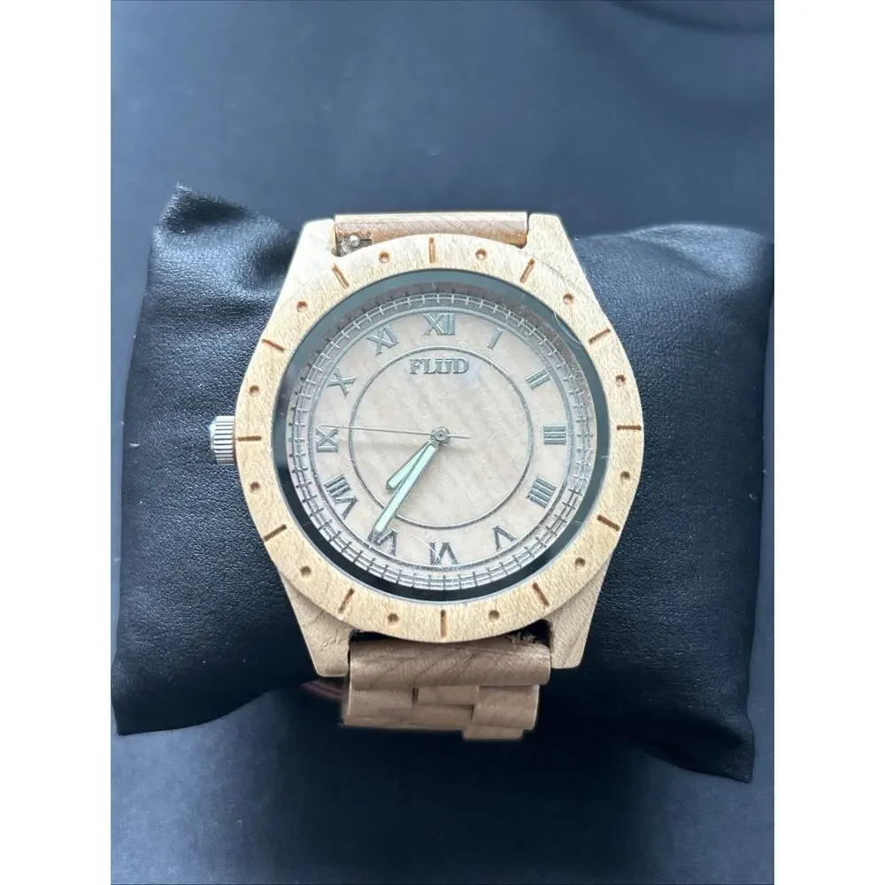 Flud Men’s Wood Quartz Watch